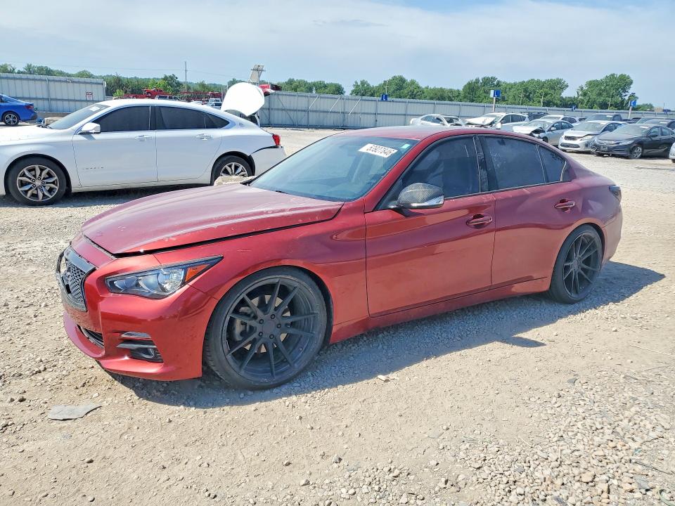 2014 Infiniti Q50 მანქანა იყიდება აუქციონზე, vin: JN1BV7AR2EM700430, აუქციონის ნომერი: 53927846