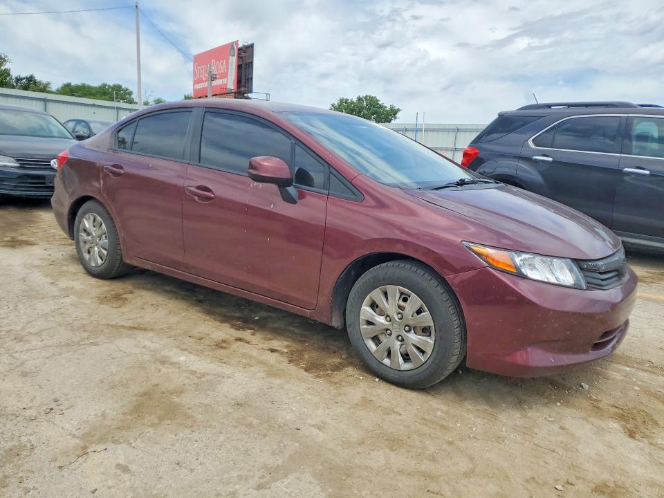 2012 Honda Civic მანქანა იყიდება აუქციონზე, vin: 2HGFB2F51CH540865, აუქციონის ნომერი: 51869596
