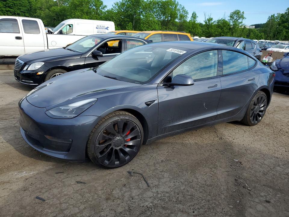 Продажа на аукционе авто 2022 Tesla Model 3, vin: 5YJ3E1EC8NF198388, номер лота: 55181686