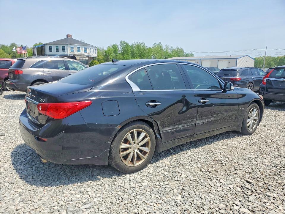 Продажа на аукционе авто 2014 Infiniti Q50 Hybrid, vin: JN1AV7AR4EM702885, номер лота: 53873786