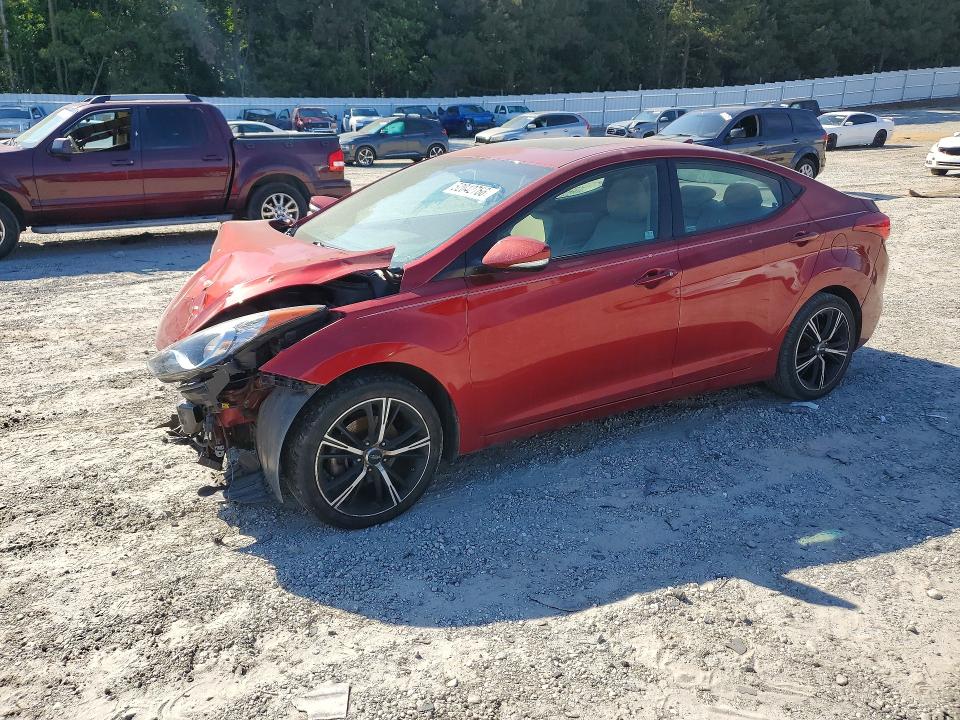52042766 :رقم المزاد ، 5NPDH4AE6DH244854 vin ، 2013 Hyundai Elantra مزاد بيع