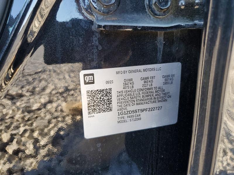 2023 Chevrolet Malibu მანქანა იყიდება აუქციონზე, vin: 1G1ZD5ST5PF222727, აუქციონის ნომერი: 54463436