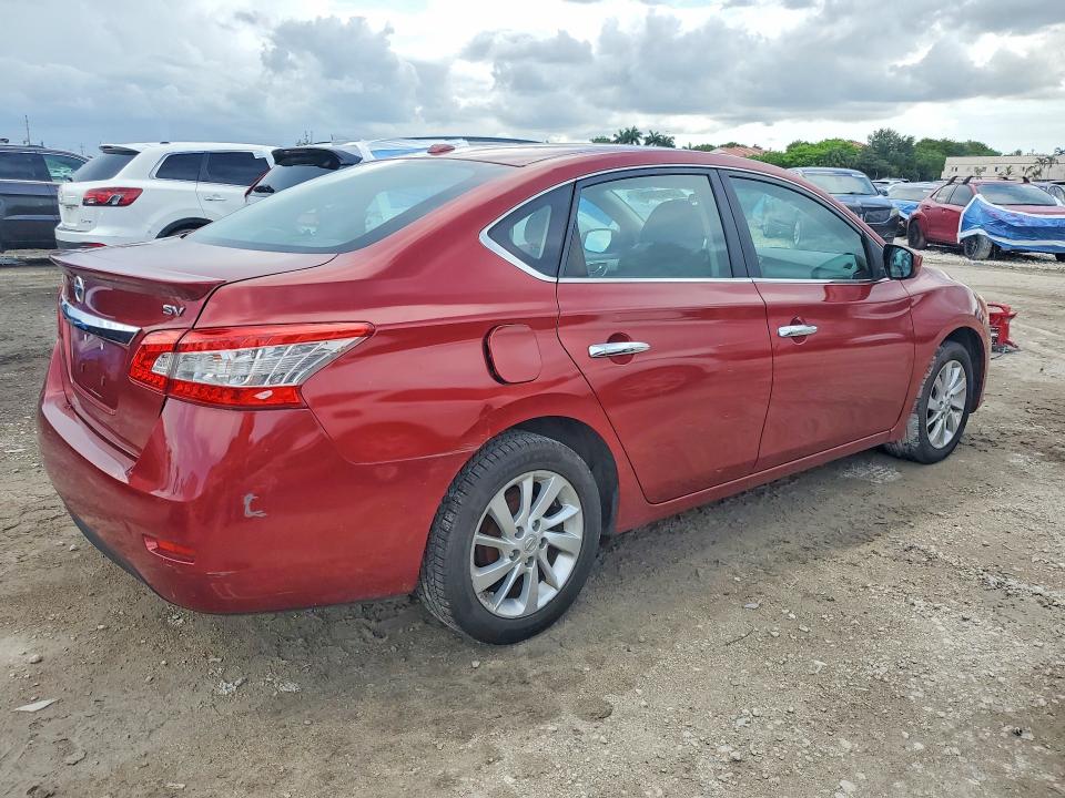 2015 Nissan Sentra მანქანა იყიდება აუქციონზე, vin: 3N1AB7AP7FY302678, აუქციონის ნომერი: 55423006