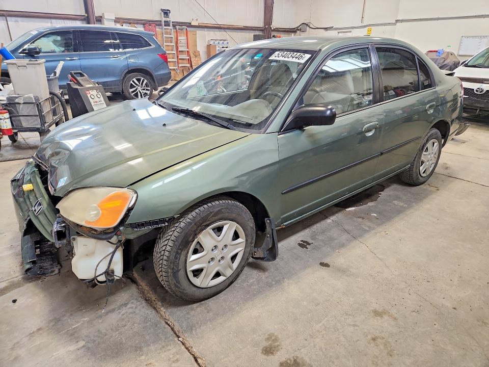 53403446 :رقم المزاد ، 2HGES16483H925384 vin ، 2003 Honda Civic مزاد بيع