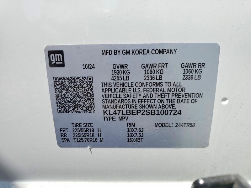 Продаж на аукціоні авто 2025 Buick Envista, vin: KL47LBEP2SB100724, номер лоту: 52658836
