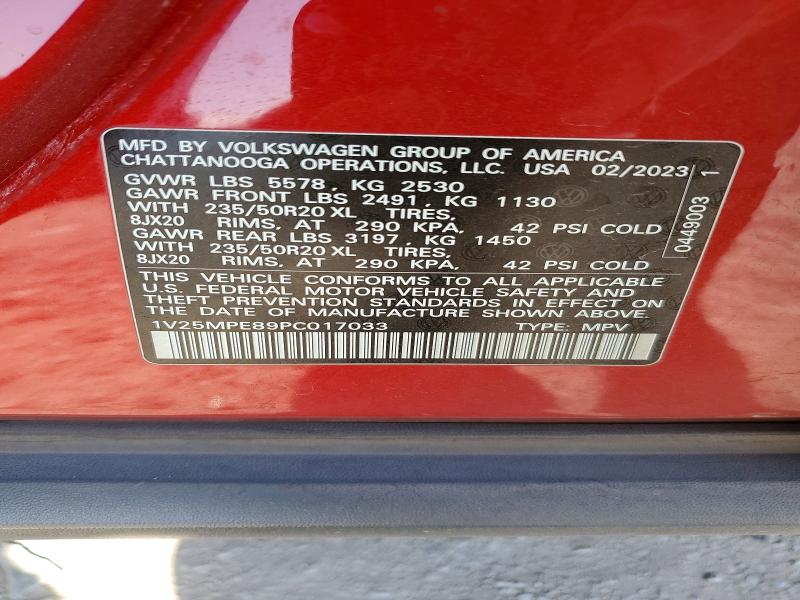 Продаж на аукціоні авто 2023 Volkswagen Id.4, vin: 1V25MPE89PC017033, номер лоту: 53733896