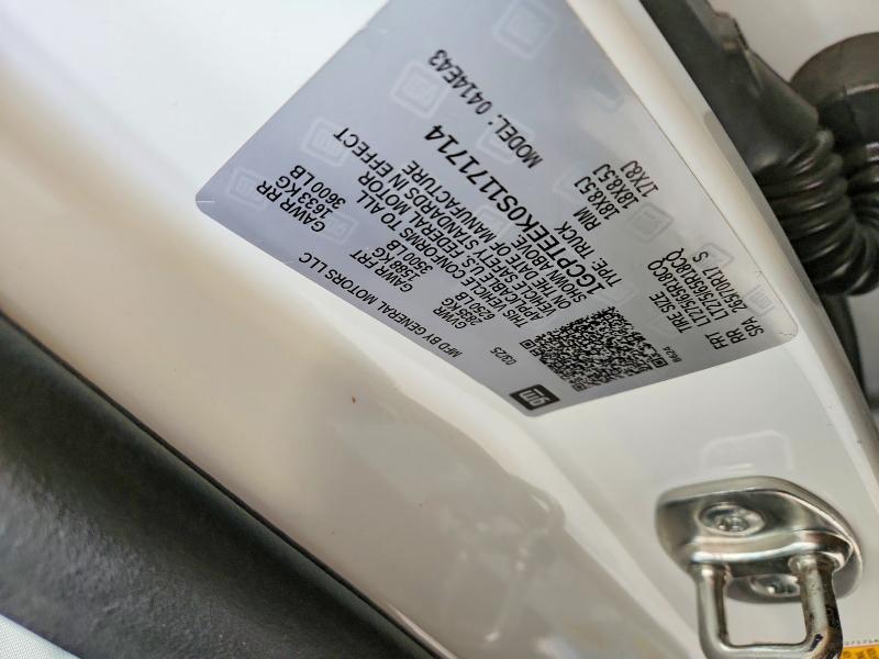 52809146 :رقم المزاد ، 1GCPTEEK0S1171714 vin ، 2025 Chevrolet Colorado مزاد بيع