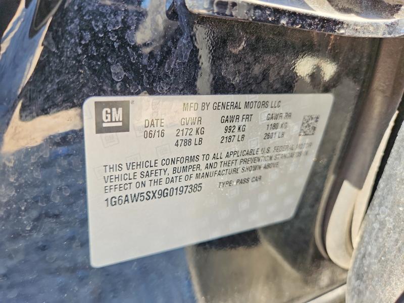 Продажа на аукционе авто 2016 Cadillac Cts, vin: 1G6AW5SX9G0197385, номер лота: 53561226