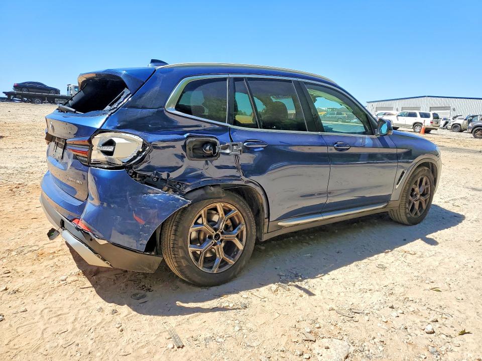2022 Bmw X3 მანქანა იყიდება აუქციონზე, vin: 5UX43DP08N9H43161, აუქციონის ნომერი: 53554766