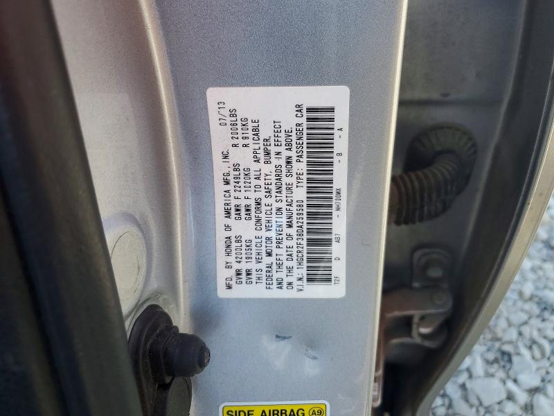 52463026 :رقم المزاد ، 1HGCR2F38DA259580 vin ، 2013 Honda Accord مزاد بيع