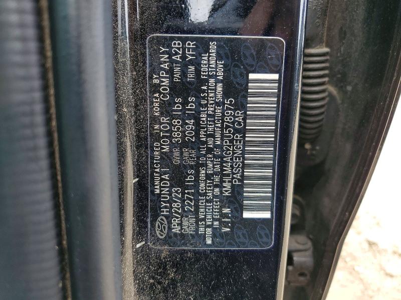 Продажа на аукционе авто 2023 Hyundai Elantra, vin: KMHLM4AG2PU578975, номер лота: 54856886
