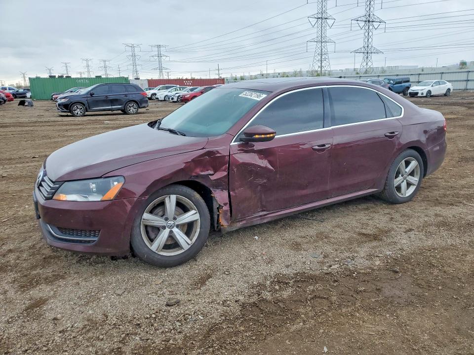 52262196 :رقم المزاد ، 1VWBP7A34CC039826 vin ، 2012 Volkswagen Passat مزاد بيع