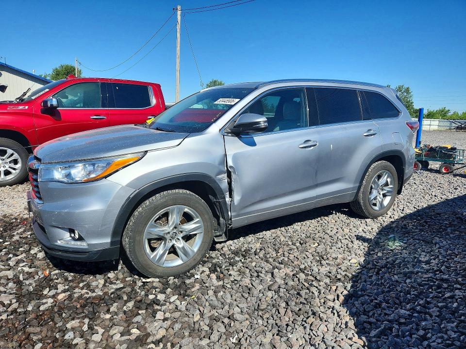 Aukcja sprzedaży 2016 Toyota Highlander, vin: 5TDDKRFH9GS327663, numer aukcji: 53448906
