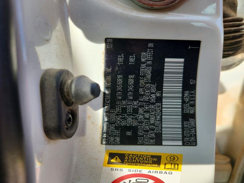 Aukcja sprzedaży 2019 Toyota Highlander, vin: 5TDJZRFH4KS949238, numer aukcji: 51343086