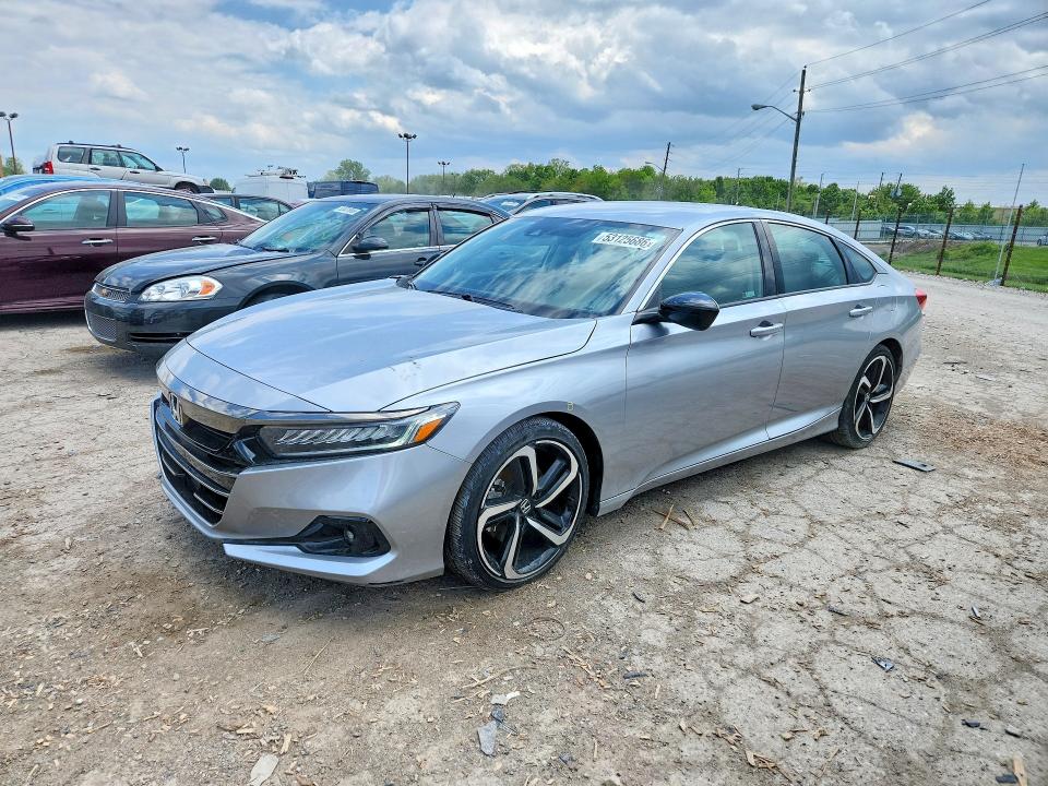 53125686 :رقم المزاد ، 1HGCV1F47MA043962 vin ، 2021 Honda Accord مزاد بيع