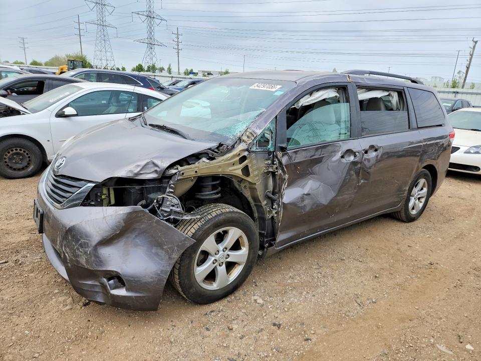 54297056 :رقم المزاد ، 5TDKK3DC9ES429859 vin ، 2014 Toyota Sienna مزاد بيع