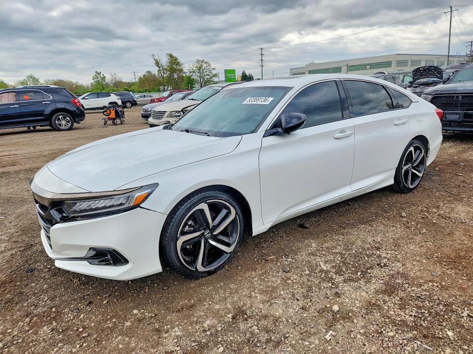 Продажа на аукционе авто 2021 Honda Accord, vin: 1HGCV2F39MA018221, номер лота: 53389136