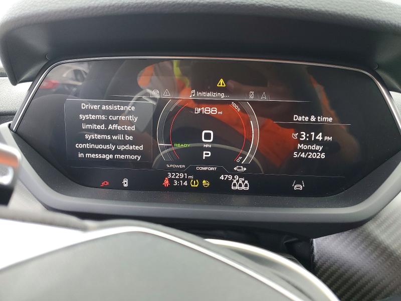2022 Audi E-tron Gt მანქანა იყიდება აუქციონზე, vin: WAUEJBFW5N7010562, აუქციონის ნომერი: 52260186