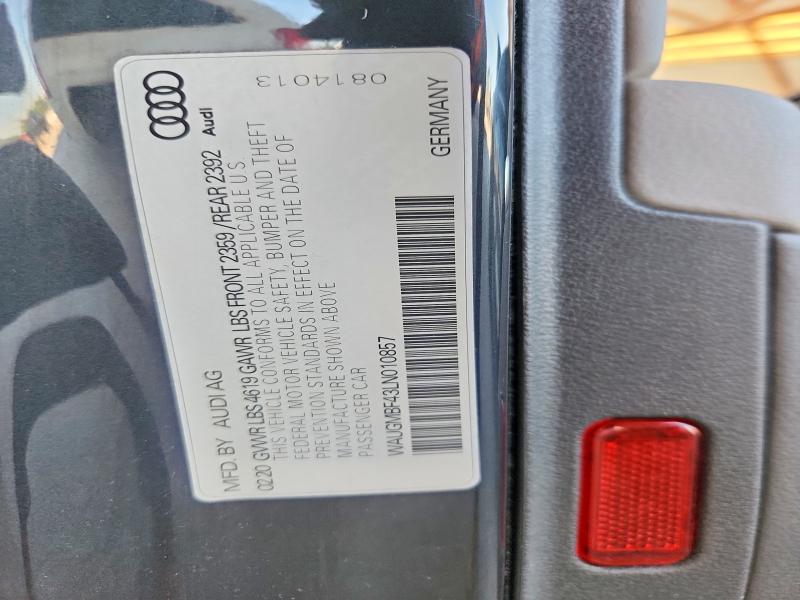 Aukcja sprzedaży 2020 Audi A4, vin: WAUGMBF43LN010857, numer aukcji: 54161536