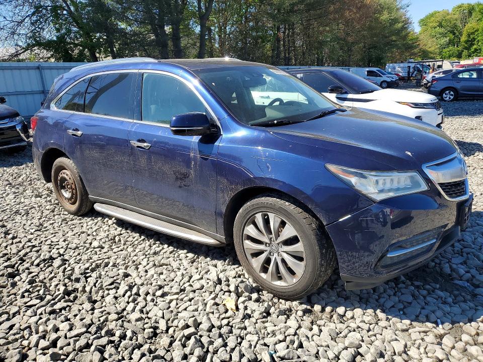 2015 Acura Mdx მანქანა იყიდება აუქციონზე, vin: 5FRYD4H4XFB001350, აუქციონის ნომერი: 52993696
