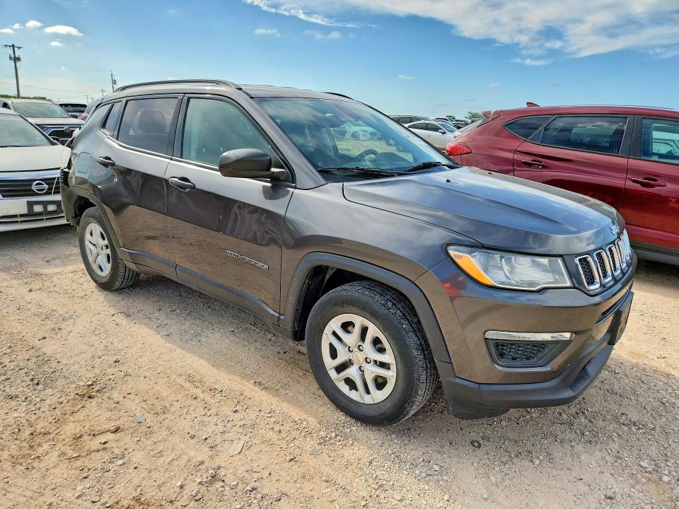 Продажа на аукционе авто 2018 Jeep Compass, vin: 3C4NJCAB2JT214948, номер лота: 55077106