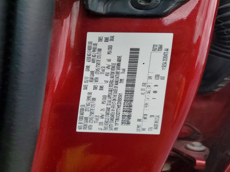 Aukcja sprzedaży 2017 Ford F350, vin: 1FT8W3DT7HED55091, numer aukcji: 53019026