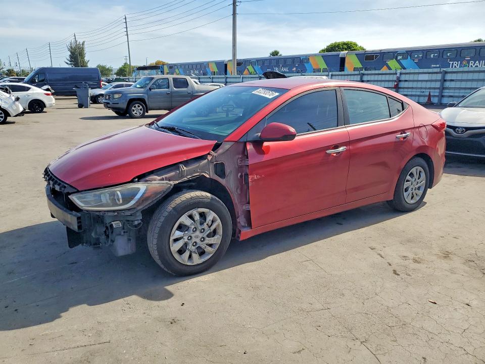 Auction sale of the 2017 Hyundai Elantra, vin: 5NPD74LF1HH185405, lot number: 52293516