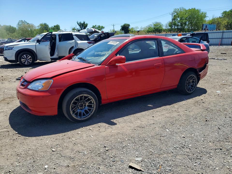 2001 Honda Civic მანქანა იყიდება აუქციონზე, vin: 1HGEM21921L123884, აუქციონის ნომერი: 53654686