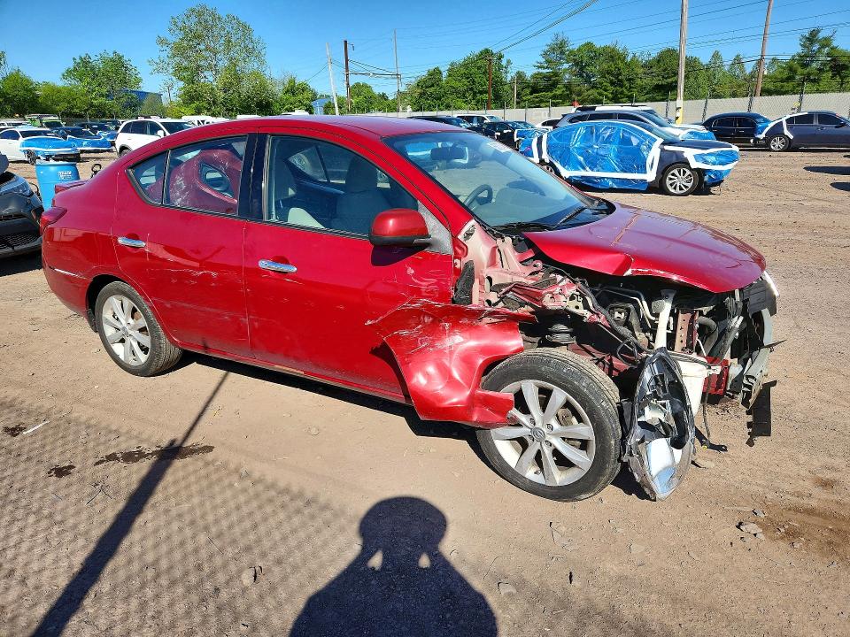 2014 Nissan Versa მანქანა იყიდება აუქციონზე, vin: 3N1CN7AP3EL811789, აუქციონის ნომერი: 55073746