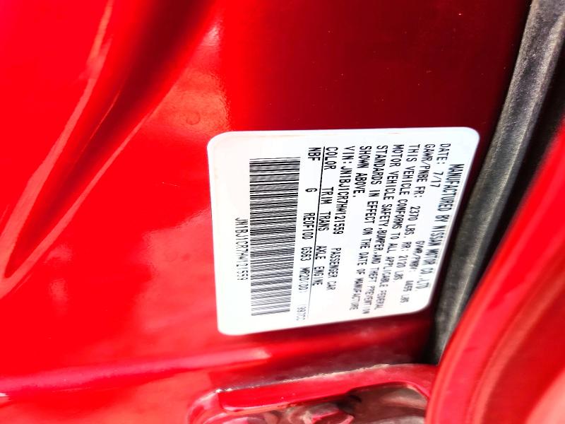 53230426 :رقم المزاد ، JN1BJ1CR7HW121559 vin ، 2017 Nissan Rogue Sport مزاد بيع