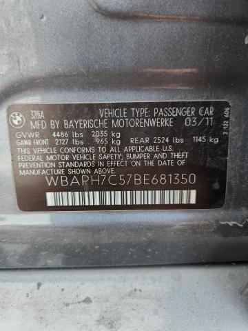 Aukcja sprzedaży 2011 Bmw 328, vin: WBAPH7C57BE681350, numer aukcji: 53203186