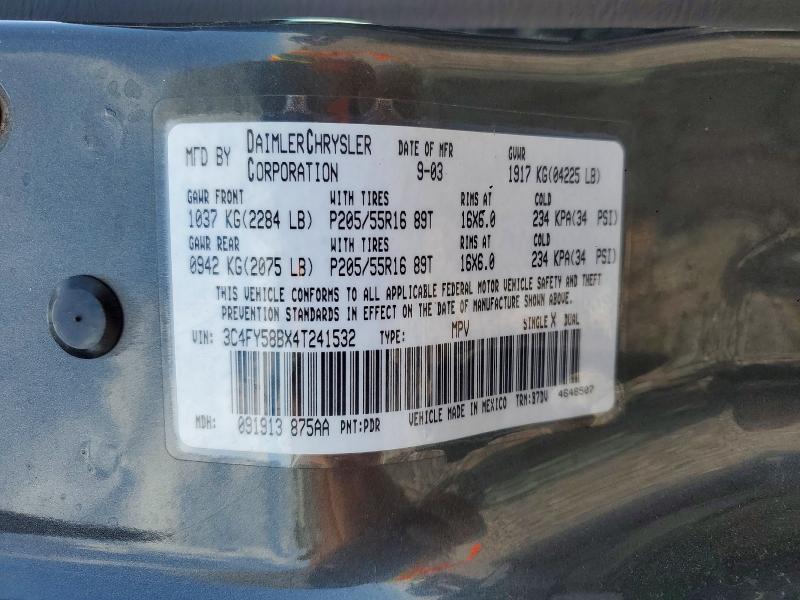 Aukcja sprzedaży 2004 Chrysler Pt Cruiser, vin: 3C4FY58BX4T241532, numer aukcji: 54066426
