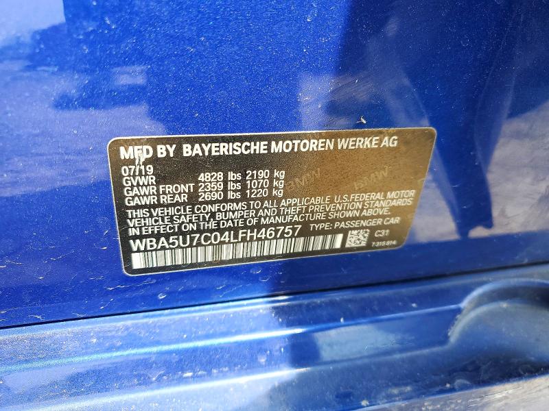 Aukcja sprzedaży 2020 Bmw M340i, vin: WBA5U7C04LFH46757, numer aukcji: 55132366