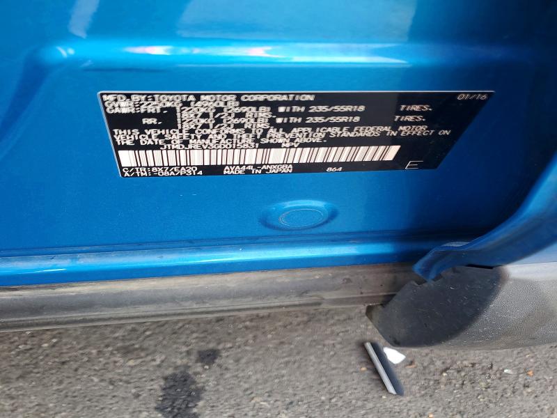 Aukcja sprzedaży 2016 Toyota Rav4 Hv, vin: JTMDJREV3GD015831, numer aukcji: 52601886