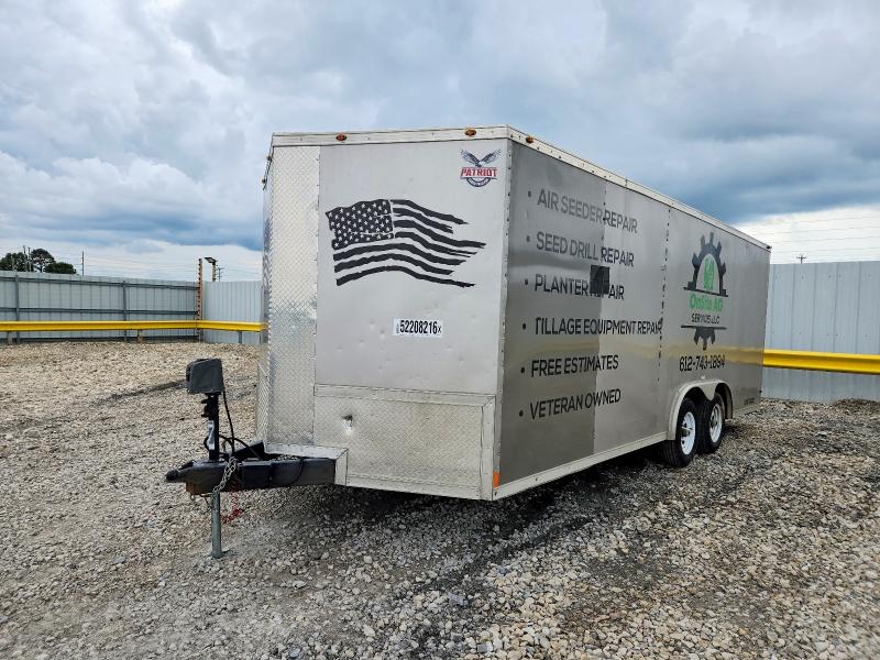 52208216 :رقم المزاد ، 7NGBE2023ND000233 vin ، 2022 Patriot Cargo Enclosed مزاد بيع