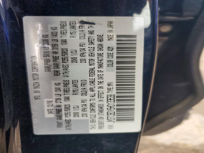 Продаж на аукціоні авто 2017 Mazda Cx-9, vin: JM3TCBDY6H0133638, номер лоту: 52156166