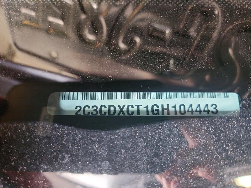 Продаж на аукціоні авто 2016 Dodge Charger, vin: 2C3CDXCT1GH104443, номер лоту: 54799166
