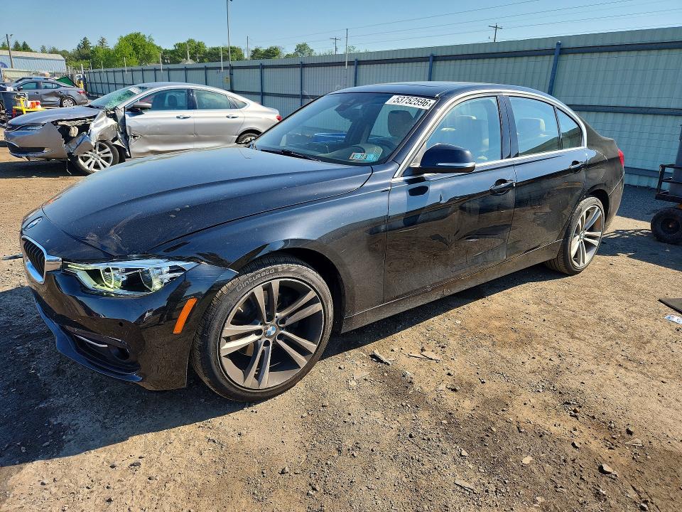 2018 Bmw 330 მანქანა იყიდება აუქციონზე, vin: WBA8D9C54JA607806, აუქციონის ნომერი: 53752596