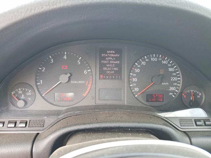2001 Audi A8 მანქანა იყიდება აუქციონზე, vin: WAUML54D01N012315, აუქციონის ნომერი: 54702026