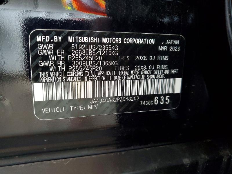 Aukcja sprzedaży 2023 Mitsubishi Outlander, vin: JA4J4UA82PZ048202, numer aukcji: 52157746