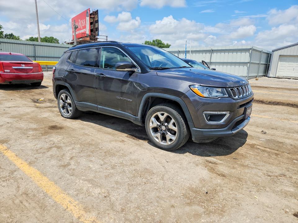 2018 Jeep Compass მანქანა იყიდება აუქციონზე, vin: 3C4NJDCB3JT281965, აუქციონის ნომერი: 53906036