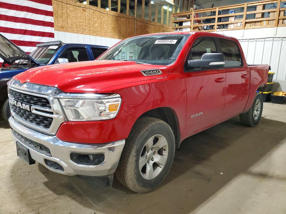 2022 Ram 1500 მანქანა იყიდება აუქციონზე, vin: 1C6SRFFT6NN225706, აუქციონის ნომერი: 54000546