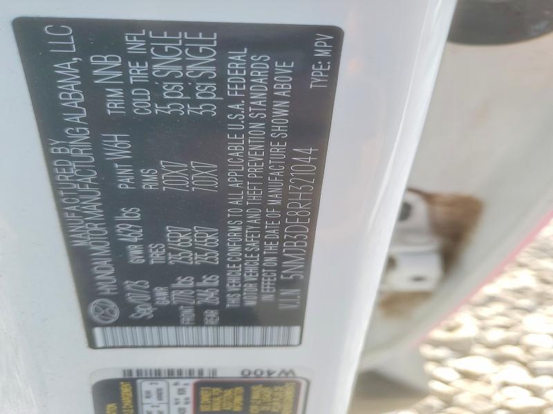 Aukcja sprzedaży 2024 Hyundai Tucson, vin: 5NMJB3DE8RH321044, numer aukcji: 55444686