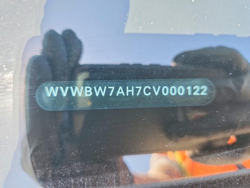53035026 :رقم المزاد ، WVWBW7AH7CV000122 vin ، 2012 Volkswagen Eos مزاد بيع