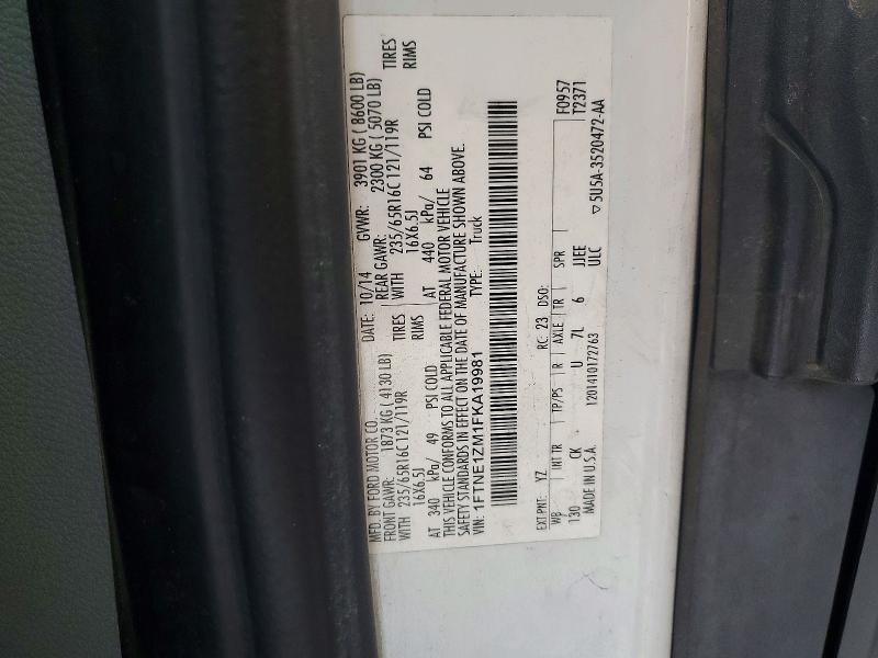Продаж на аукціоні авто 2015 Ford Transit, vin: 1FTNE1ZM1FKA19981, номер лоту: 52955326