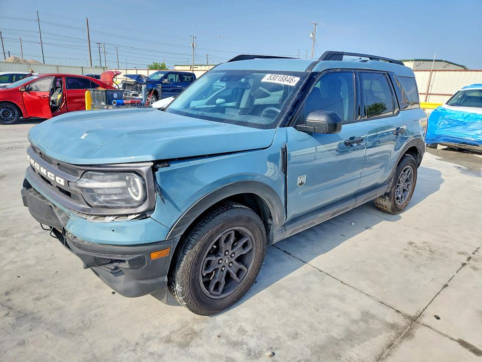Продажа на аукционе авто 2022 Ford Bronco Sport, vin: 3FMCR9B60NRE06694, номер лота: 53018846