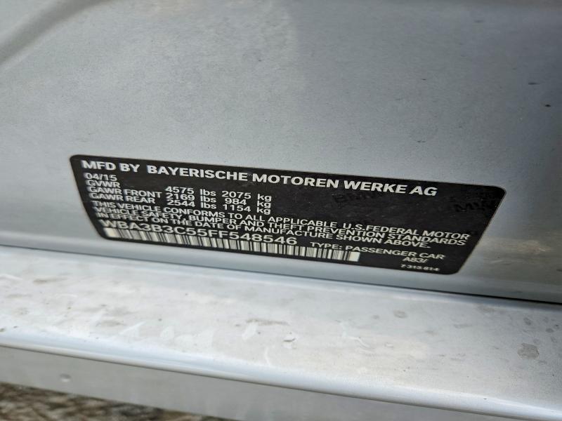 Продаж на аукціоні авто 2015 Bmw 328, vin: WBA3B3C55FF548546, номер лоту: 52882886