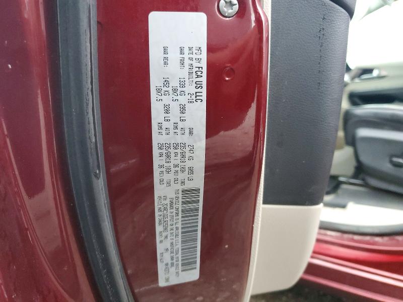 Aukcja sprzedaży 2018 Chrysler Pacifica, vin: 2C4RC1GG5JR252003, numer aukcji: 54728886