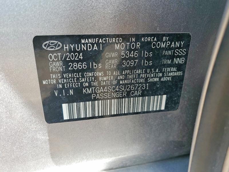 Aukcja sprzedaży 2025 Genesis G80, vin: KMTGA4SC4SU267231, numer aukcji: 51150876