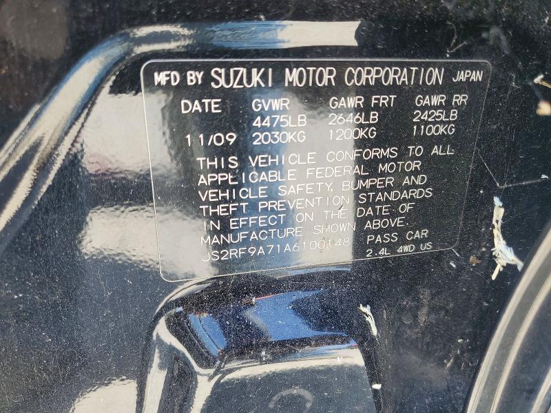 Продажа на аукционе авто 2010 Suzuki Kizashi, vin: JS2RF9A71A6100148, номер лота: 52136086